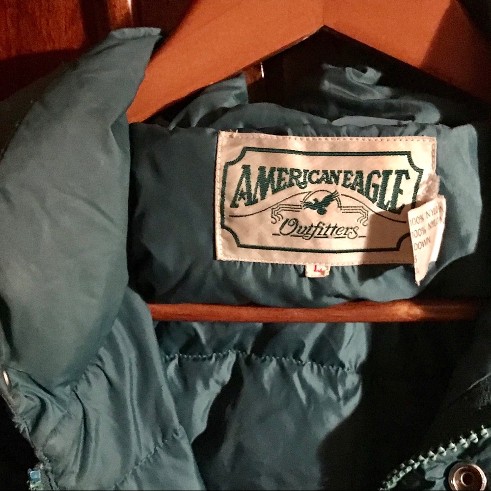 Green down vest